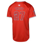 Mike Trout Los Angeles Angels Nike Youth Alternate Limited Player Jersey - Red