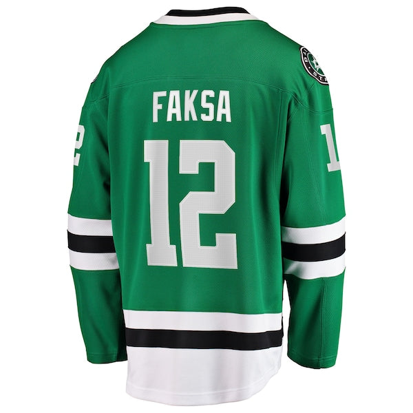 Radek Faksa Dallas Stars  Home Breakaway Jersey - Kelly Green