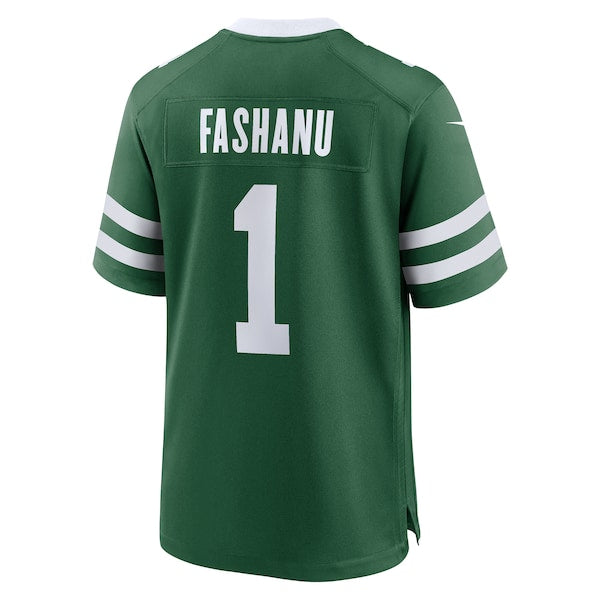 Olu Fashanu New York Jets Nike 2024 NFL Draft First Round Pick Player Game Jersey - Gotham Green