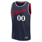 LA Clippers  Fast Break Custom Jersey - Icon Edition - Navy/White/Red