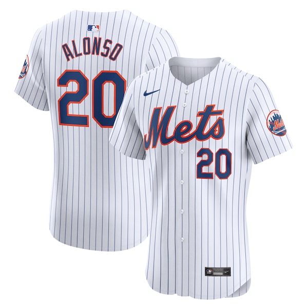 Pete Alonso New York Mets Nike Home Elite Jersey - White