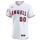 Los Angeles Angels Nike Home Elite Custom Jersey - White