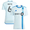 Samuel Piette CF Montreal adidas 2024 La Main Replica Player Jersey – Light Blue