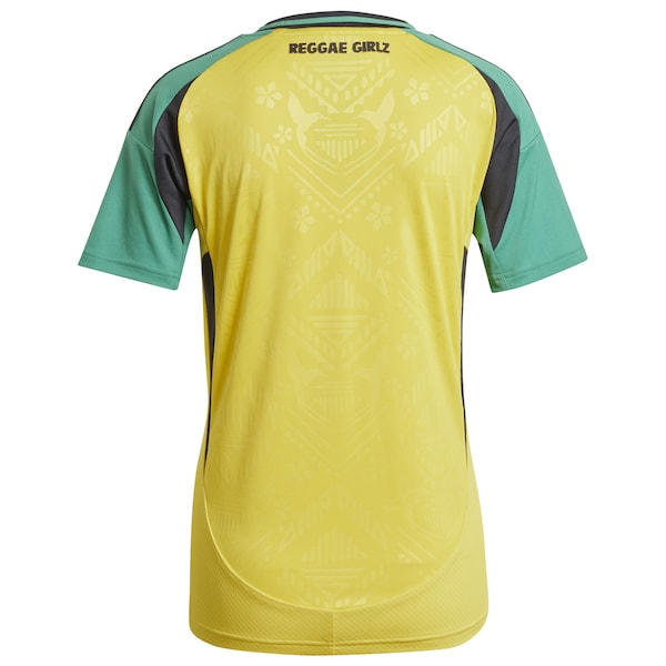 Jamaica National Team adidas Women's 2024 Home Replica Jersey - Yellow