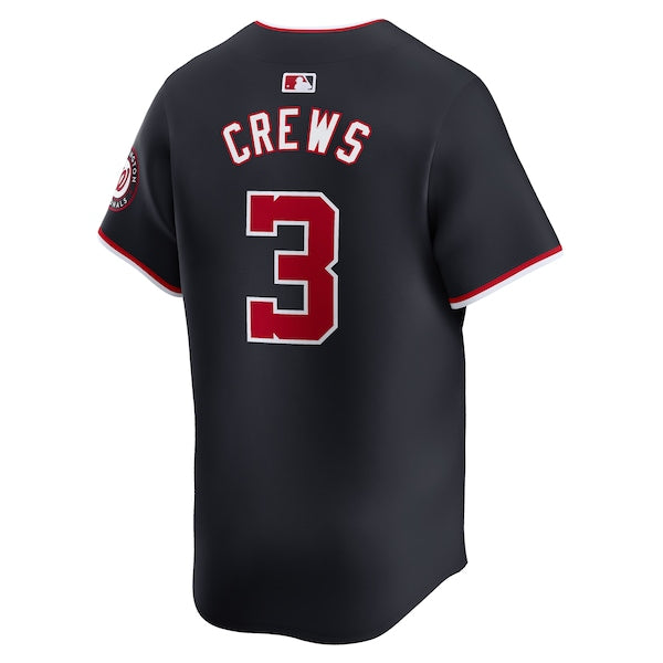 Dylan Crews Washington Nationals Nike Alternate Limited Player Jersey - Navy