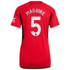 Harry Maguire Manchester United adidas Women's 2023/24 Home Replica Player Jersey - Red/Green