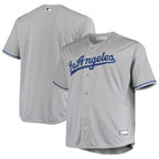 Los Angeles Dodgers Big & Tall Replica Team Jersey - Gray