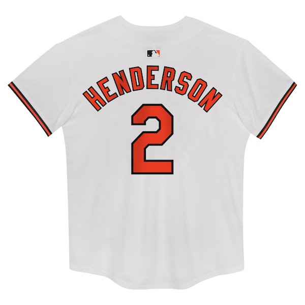 Gunnar Henderson Baltimore Orioles Nike Preschool Home Game Jersey - White