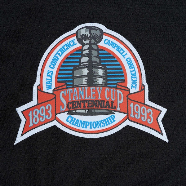 Wayne Gretzky Los Angeles Kings Captain Patch 1992/93 Blue Line Player Jersey - Black