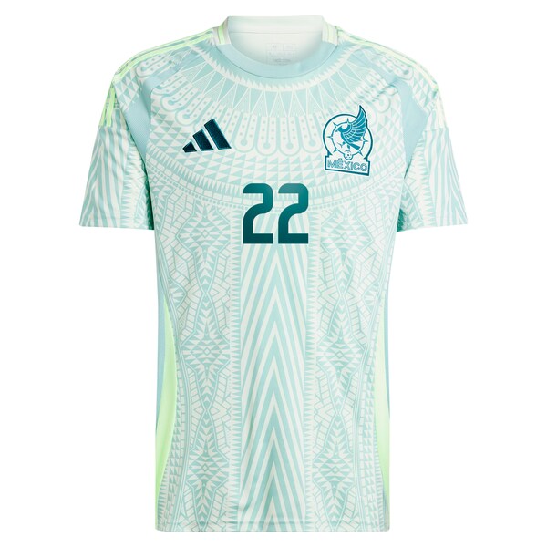 Hirving Lozano Mexico National Team adidas 2024 Away Replica Player Jersey - Green/Burgundy