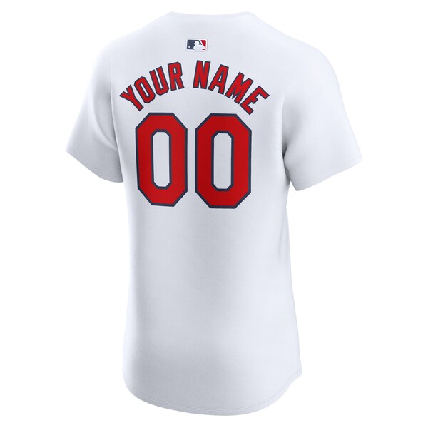 St. Louis Cardinals Nike Home Elite Custom Jersey - White