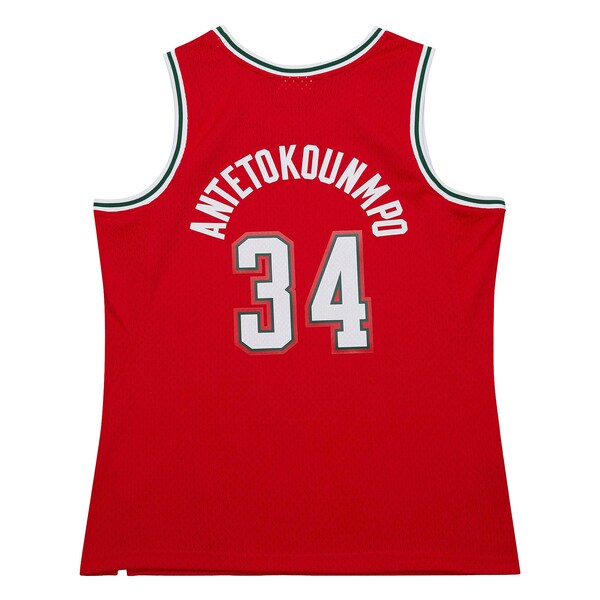 Giannis Antetokounmpo Milwaukee Bucks  2014/15 Hardwood Classics Swingman Jersey - Red
