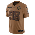 Maxx Crosby Las Vegas Raiders Nike 2023 Salute To Service Limited Jersey - Brown