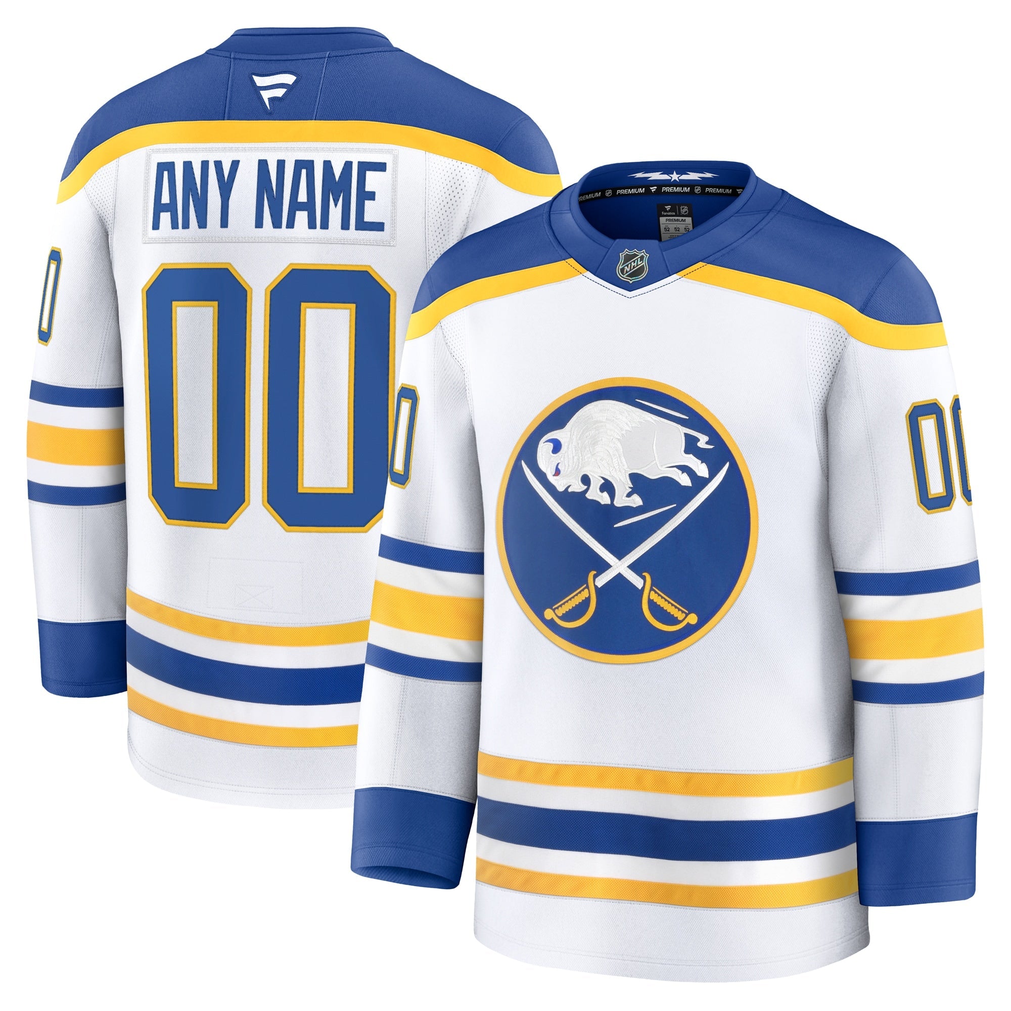Buffalo Sabres  Alternate Premium Custom Jersey - Black/Royal/White