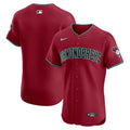 Arizona Diamondbacks Nike Vapor Premier Elite Patch Jersey - Red/Cream/Gray