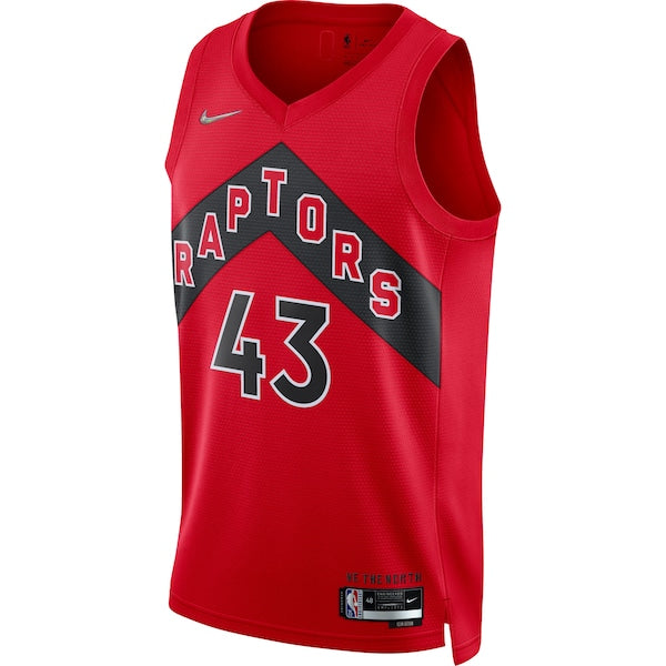 Pascal Siakam Toronto Raptors Nike 2021/22 Diamond Swingman Jersey - Icon Edition - Red