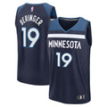 Joan Beringer Minnesota Timberwolves  2025 NBA Draft First Round Pick Fast Break Replica Jersey - Icon Edition - Navy