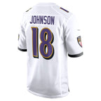 Diontae Johnson Baltimore Ravens Nike Player Game Jersey - White