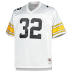 Franco Harris Pittsburgh Steelers Big & Tall 1976 Retired Player Replica Jersey - White/Black