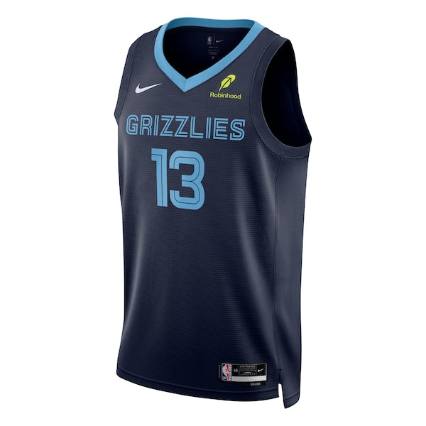 Jaren Jackson Jr. Memphis Grizzlies Nike Unisex Swingman Badge Player Jersey - Icon Edition - Navy