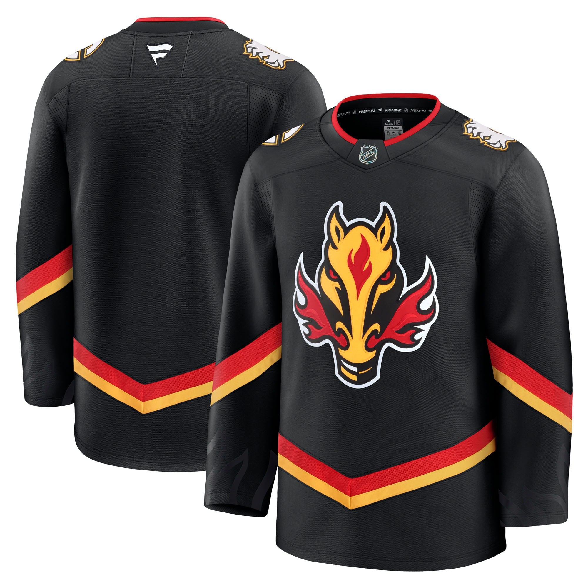 Calgary Flames  Home Premium Jersey - Red/Black/White