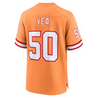Vita Vea  Tampa Bay Buccaneers Nike 50th Season Game Jersey - Creamsicle/Red