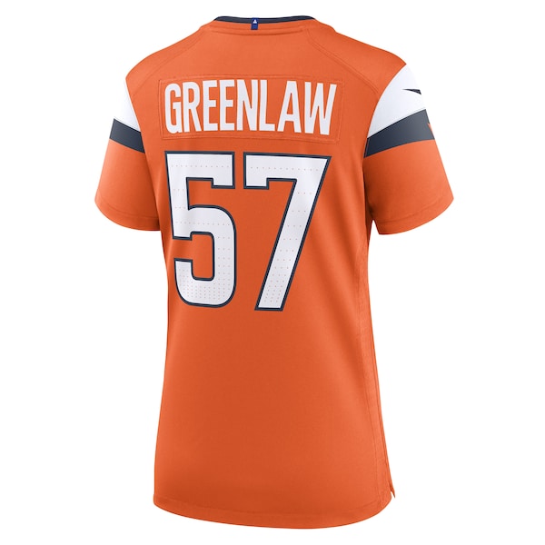 Dre Greenlaw Denver Broncos Nike Women's Team Game Jersey -  Orange
