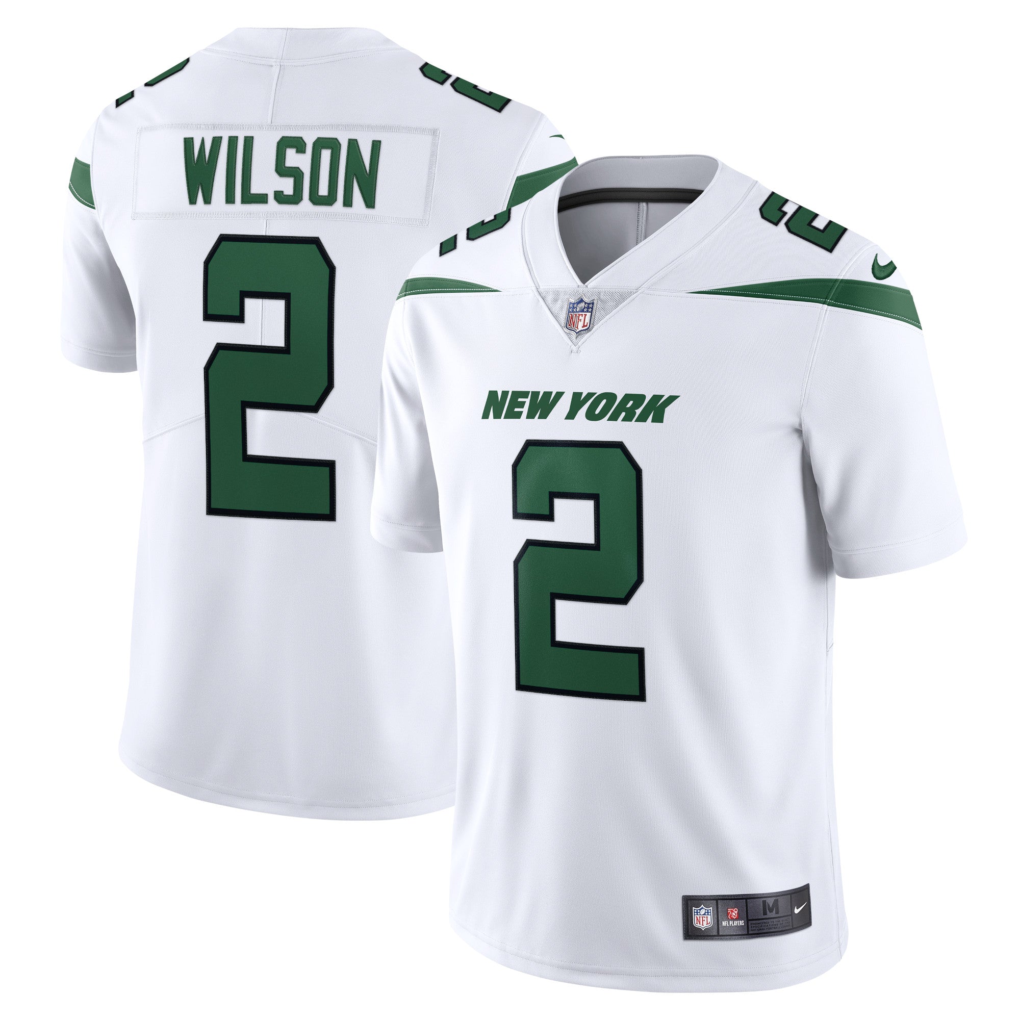 Zach Wilson New York Jets Nike Vapor Limited Jersey - Stealth Black/Green/White