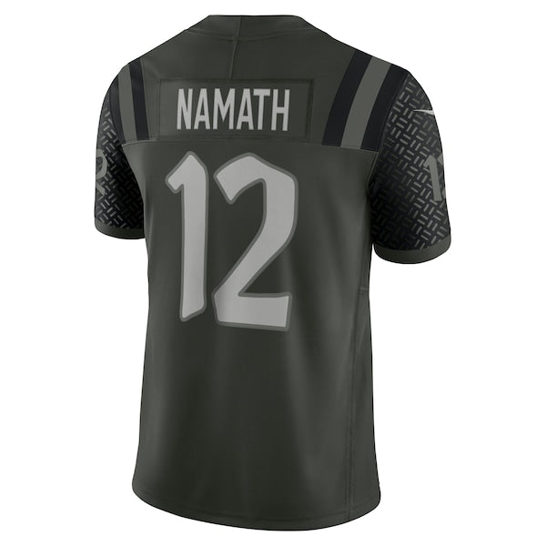 Joe Namath New York Jets Nike 2025 Rivalries Collection Retired Player Limited Jersey - Gotham Green