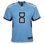 Will Levis Tennessee Titans Nike Youth Alternate Player Game Jersey - Light Blue