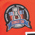 Eric Lindros Philadelphia Flyers 1996-97 Power Play Jersey - Orange/White