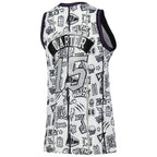 Vince Carter Toronto Raptors Women's 1998 Doodle Swingman Jersey - White