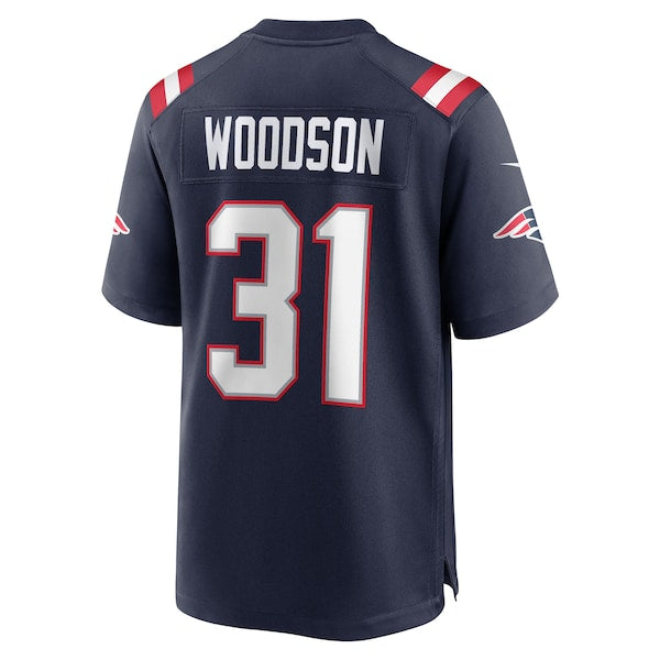 Craig Woodson New England Patriots Nike Team Game Jersey -  Navy