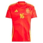 Rodrigo Spain National Team adidas 2024 Home Replica Jersey - Scarlet