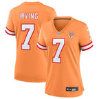 Bucky Irving  Tampa Bay Buccaneers Nike Women's 50th Season Game Jersey - Creamsicle/White/Red