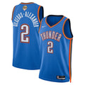 Shai Gilgeous-Alexander Oklahoma City Thunder Nike Unisex 2025 NBA Finals Swingman Jersey - Icon Edition - Blue