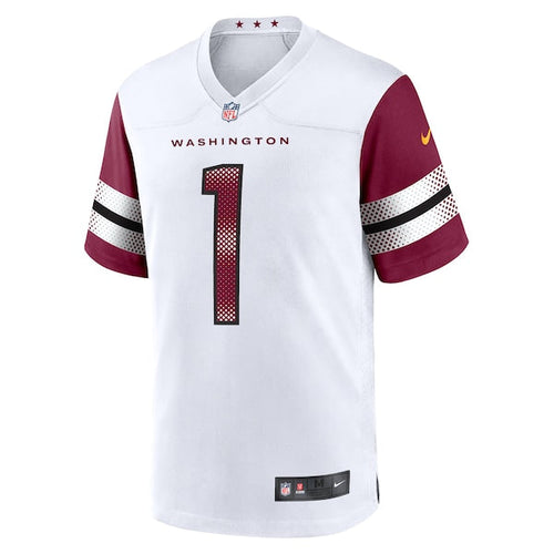 Jayden Daniels Washington Commanders Nike 2024 NFL Draft First Round Pick Player Game Jersey - White
