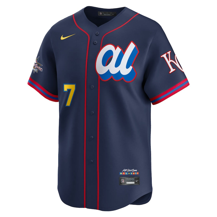 Bobby Witt Jr. American League Nike 2025 MLB All-Star Game Limited Player Jersey - Navy