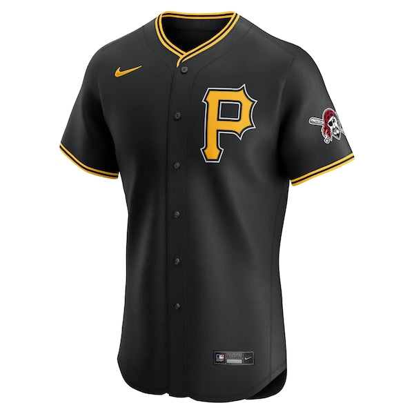 Pittsburgh Pirates Nike Alternate Elite Jersey - Black/White