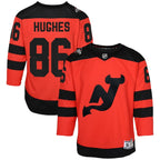 Jack Hughes New Jersey Devils Preschool 2024 NHL Stadium Series Premier Player Jersey – Red