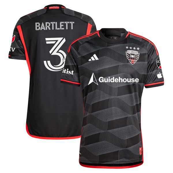 Lucas Bartlett D.C. United adidas 2024 The Icon Kit Authentic Player Jersey - Black