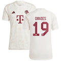 Alphonso Davies Bayern Munich adidas 2023/24 Third Replica Jersey - White