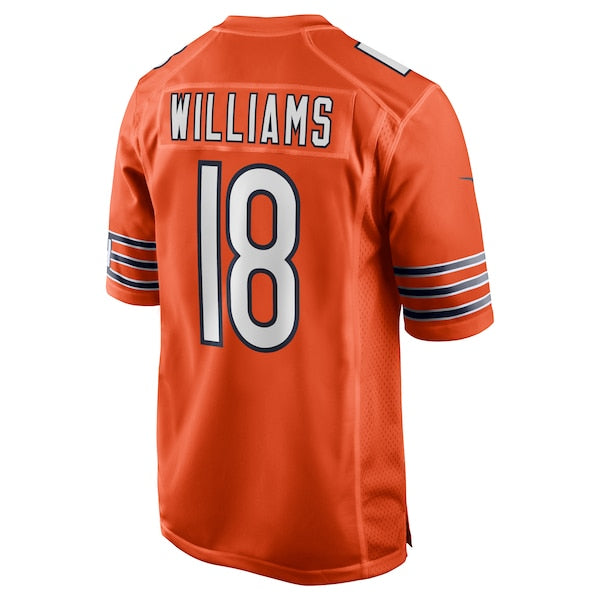 Caleb Williams Chicago Bears Nike Alternate 2024 NFL Draft First Round Pick Player Game Jersey - Orange/White