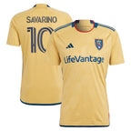 Jefferson Savarino Real Salt Lake adidas 2023 The Beehive State Kit Replica Player Jersey - Gold