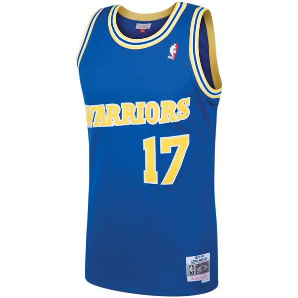 Chris Mullin Golden State Warriors 1993/94 Hardwood Classics Swingman Jersey - Royal