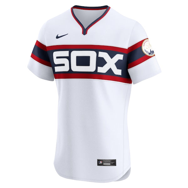 Chicago White Sox Nike Alternate Vapor Premier Elite Patch Jersey - White/Black