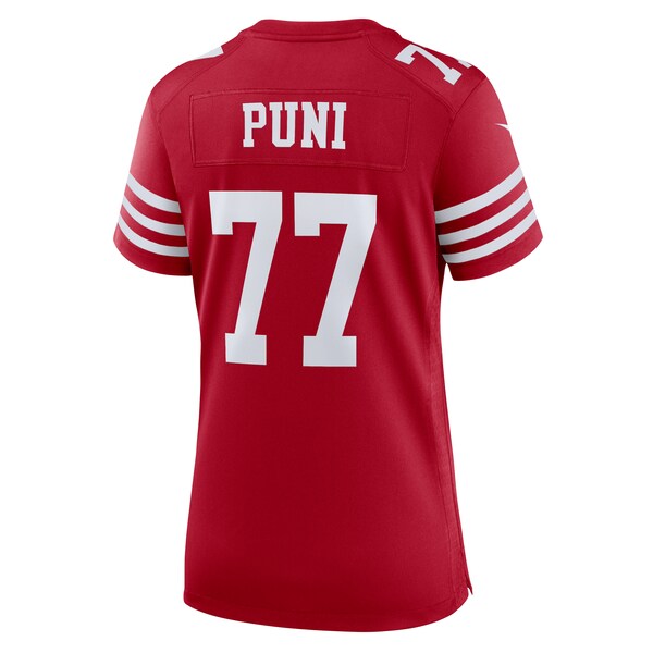 Dominick Puni San Francisco 49ers Nike Women's Team Game Jersey -  Scarlet