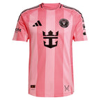 Lionel Messi Inter Miami CF adidas 2025 Euforia Authentic Player Jersey - Light Pink/Blue/Black