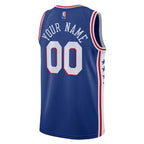 Philadelphia 76ers Nike 2021/22 Diamond Swingman Custom Jersey - Icon Edition - Royal