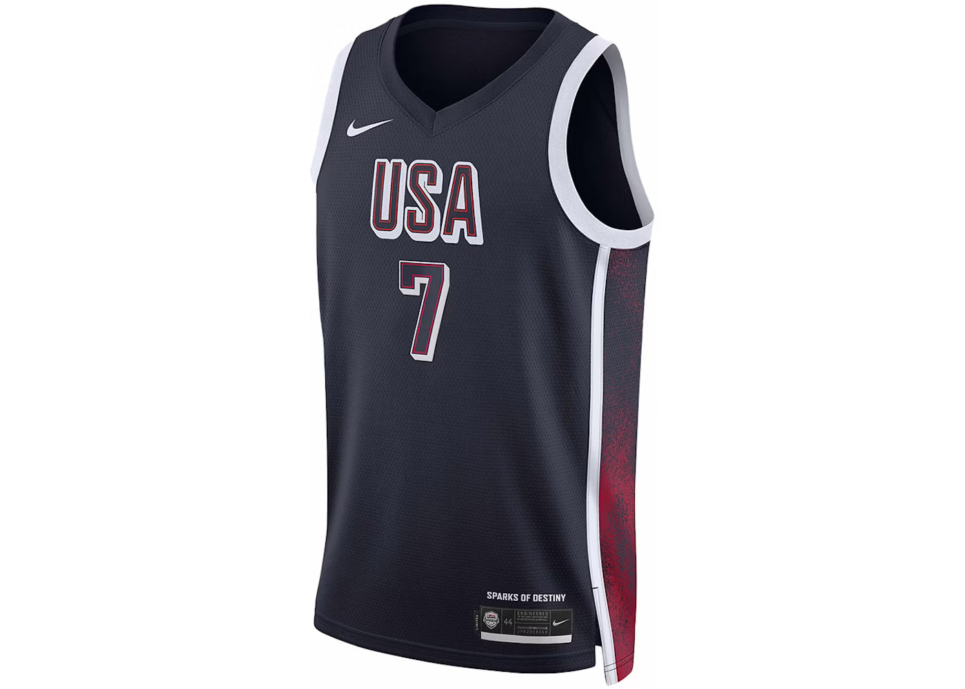Kevin Durant USA #7 Nike 2024 Swingman Player Jersey - Navy